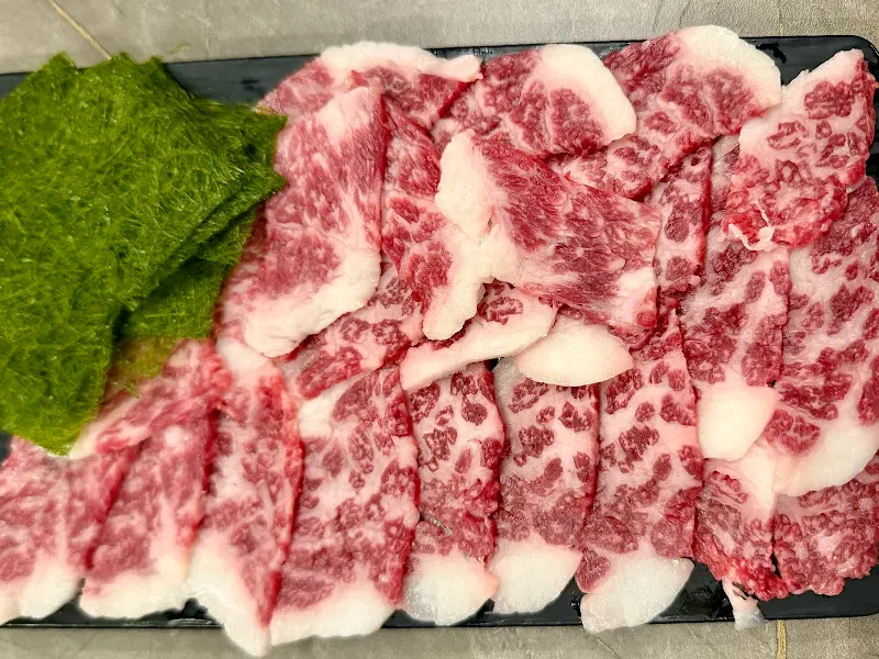 영포화로 차돌박이 사시미