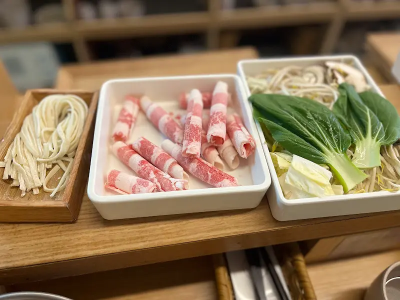 고기와 채소, 면