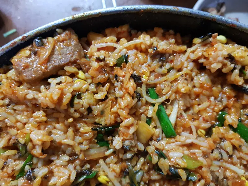 오리 불고기 볶음밥