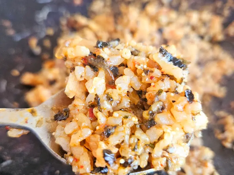 마농 볶음밥 확대