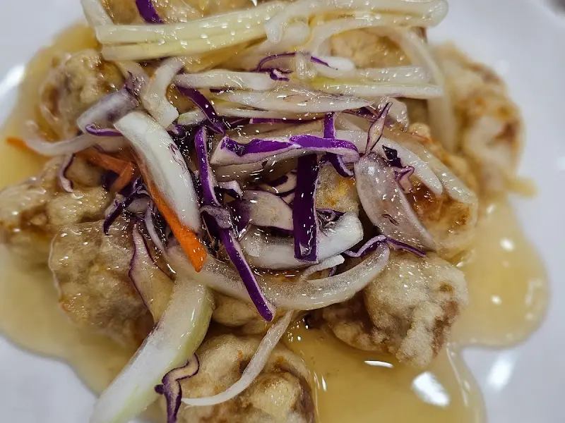 찹쌀 탕수육 확대샷