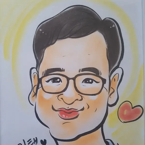 사장님 캐리커쳐