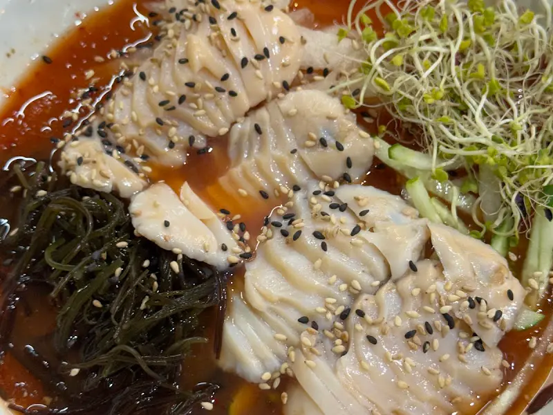 전복 물회 확대 사진