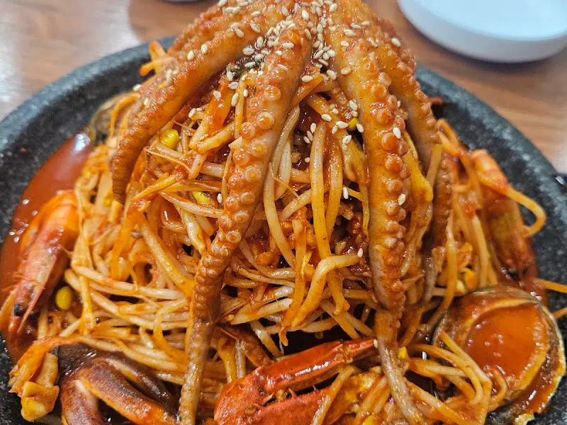 해물뼈찜의 압도적인 비주얼