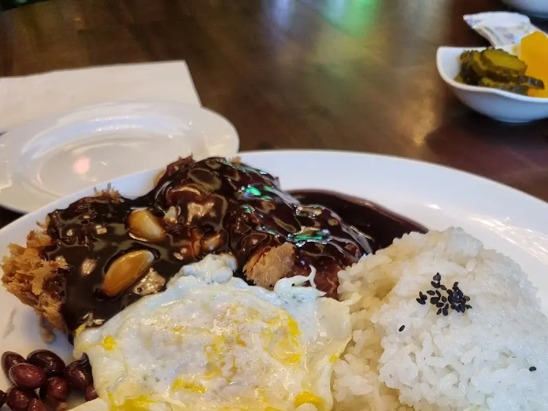 마늘 소스 돈까스