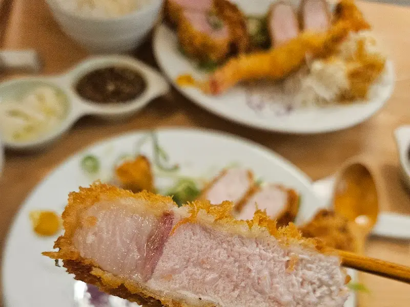 모듬 카츠 근접 촬영