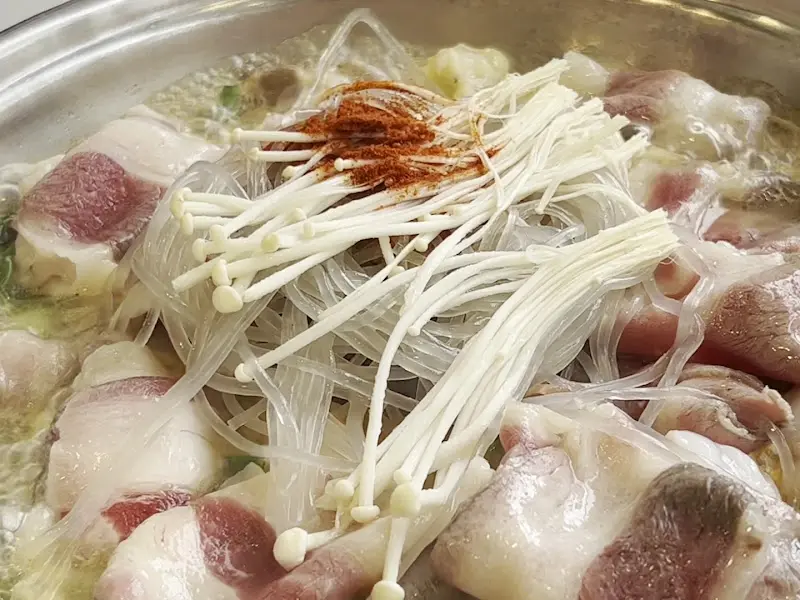 낙곱새 끓기 전 비주얼