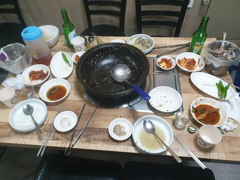 농장옻닭 식사 후