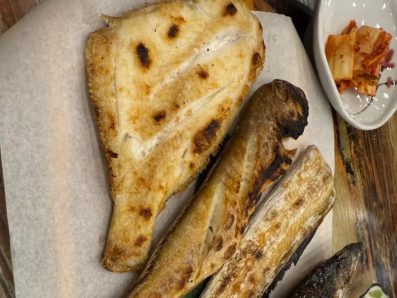 가자미 구이 근접샷