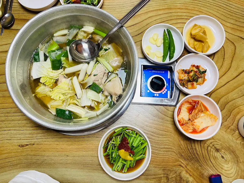 닭한마리 전체 상차림