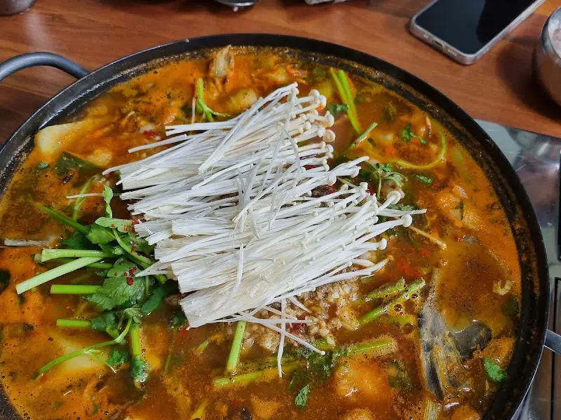 잡어 매운탕 근접 사진