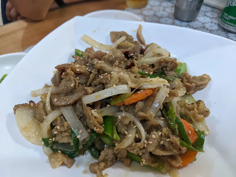 산호냉면 돼지불고기