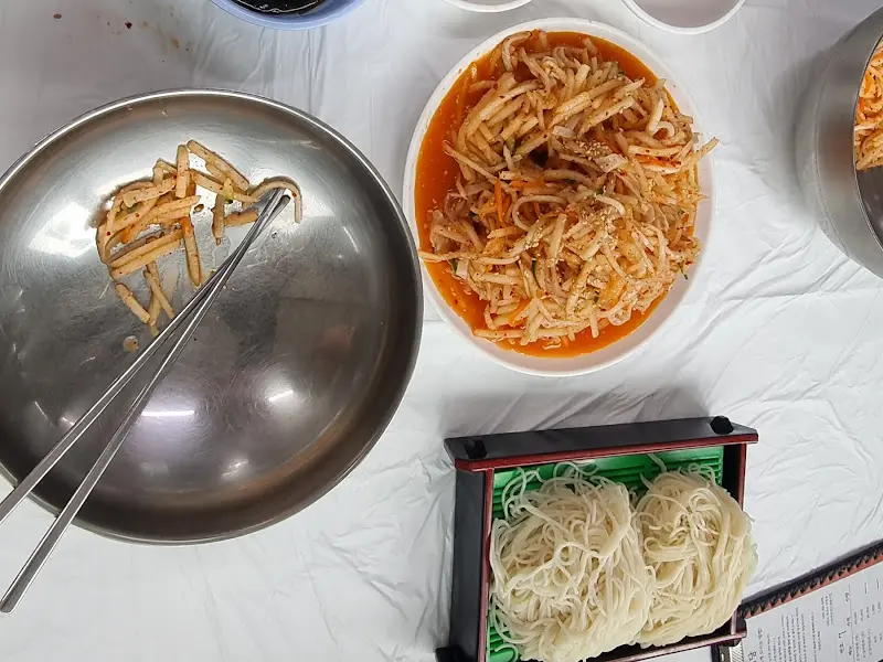 오징어 물회 국수