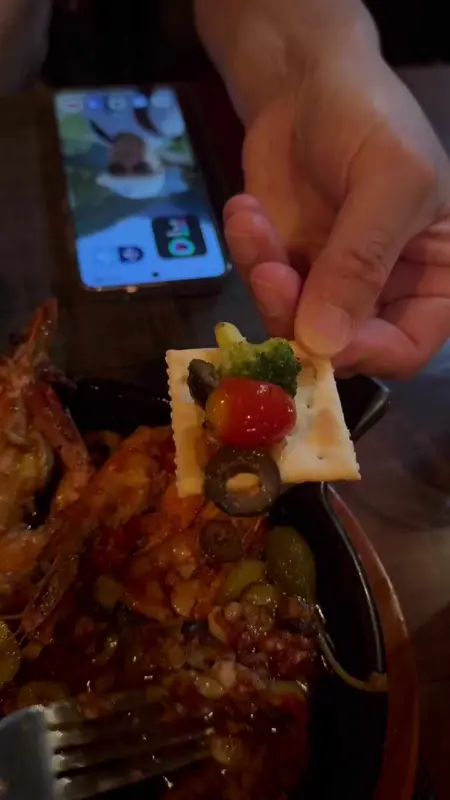 새우 관자 요리