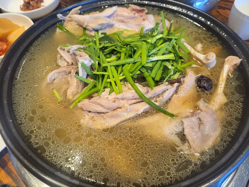 엄나무 오리백숙