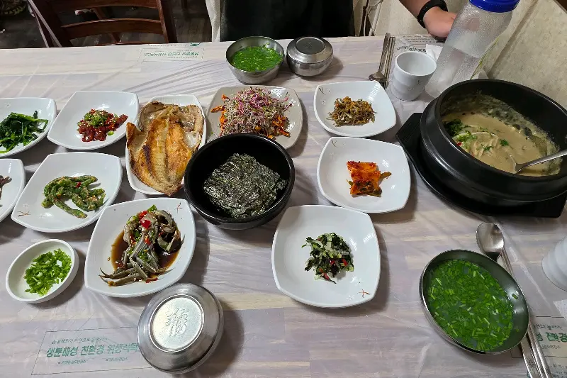 푸짐한 한상차림