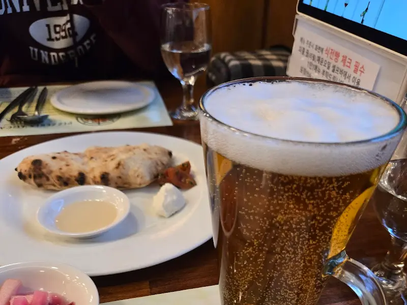 맥주와 식전빵