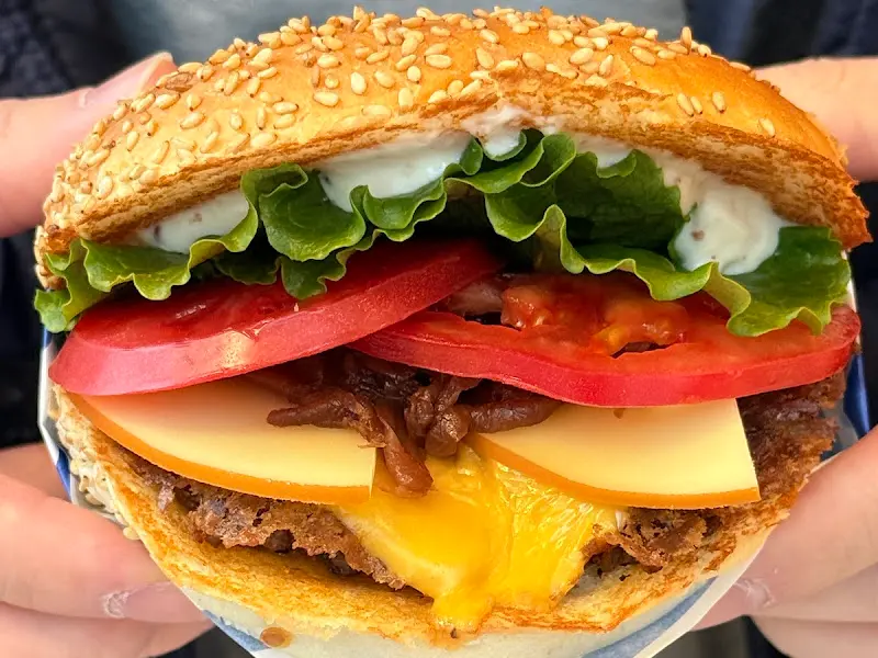 다운타우너 버거 단면