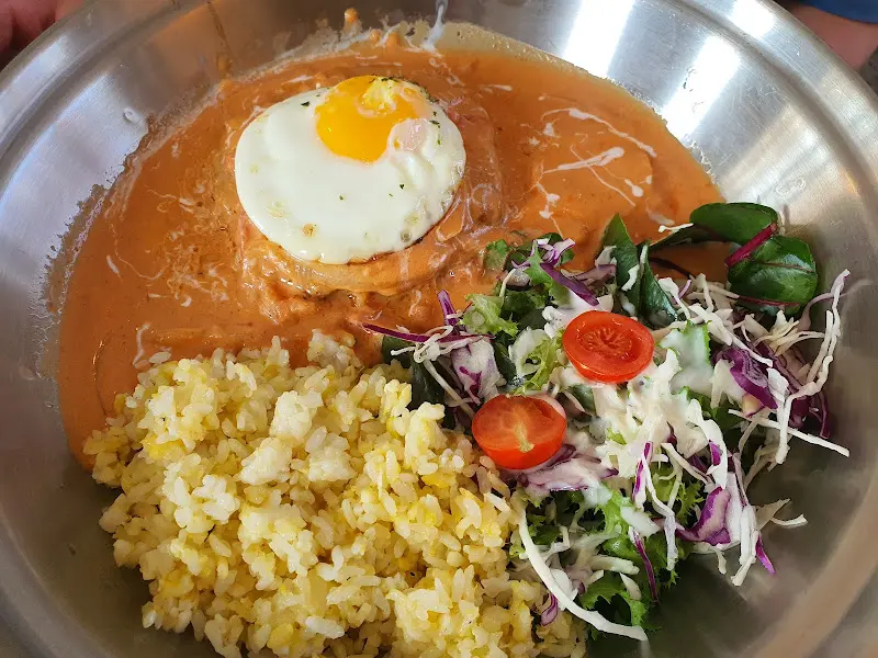 함박스테이크와 밥