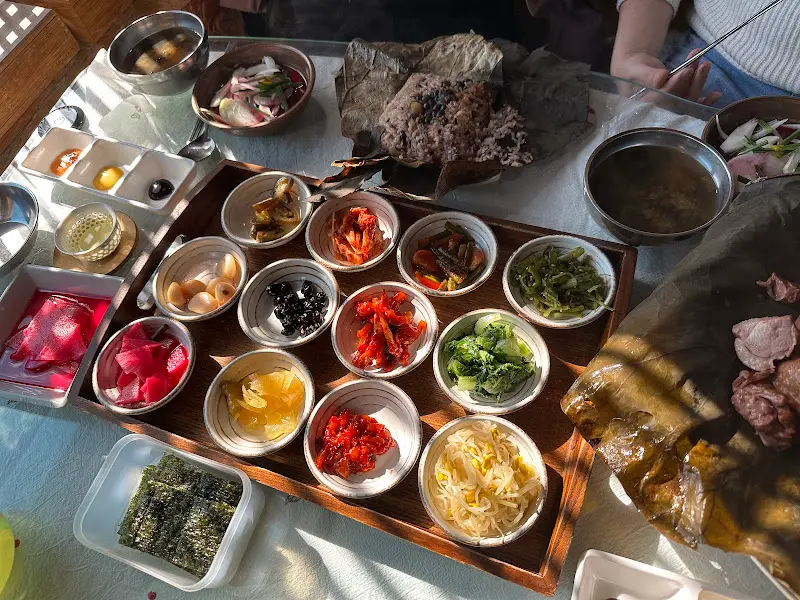 소향다원의 풍성한 한 상 차림