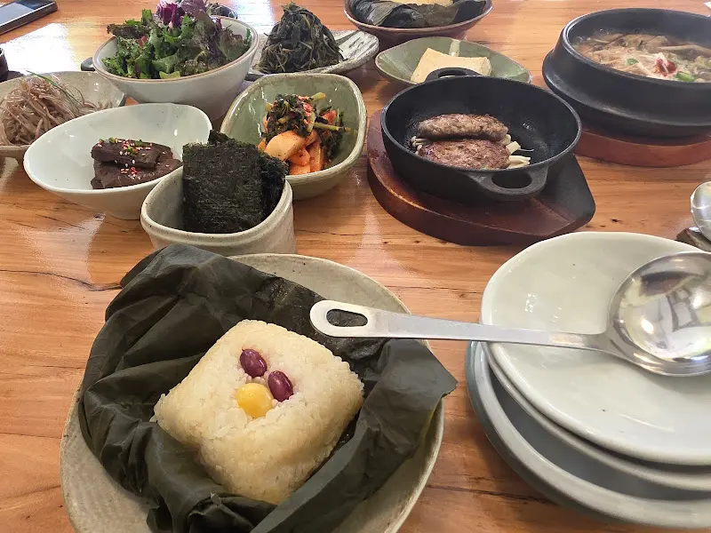 연잎정식 한상차림