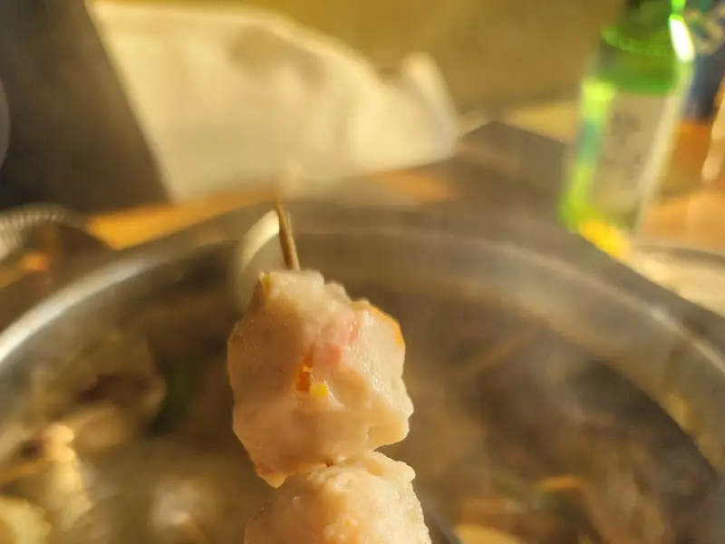 훠궈 재료 꼬치