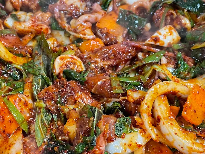 오삼불고기 근접샷