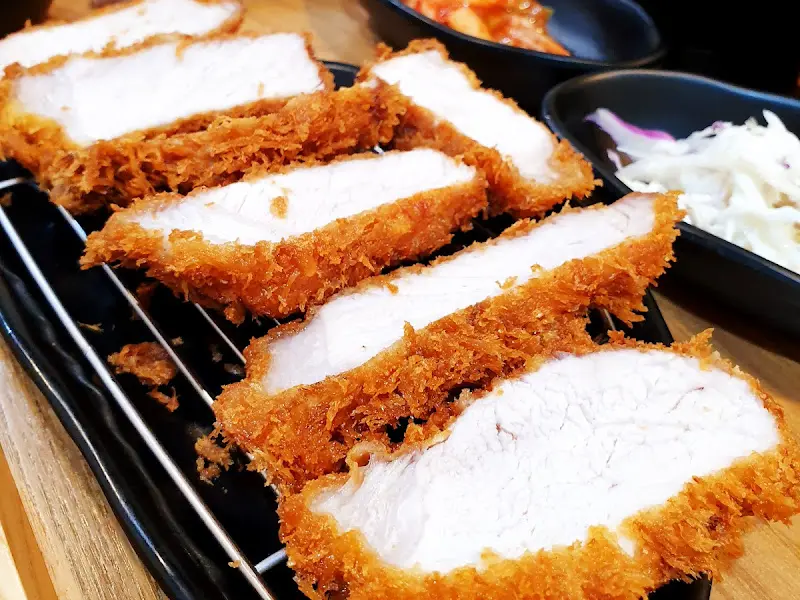 촉촉한 히레카츠 단면