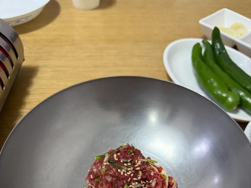 육회 근접 사진