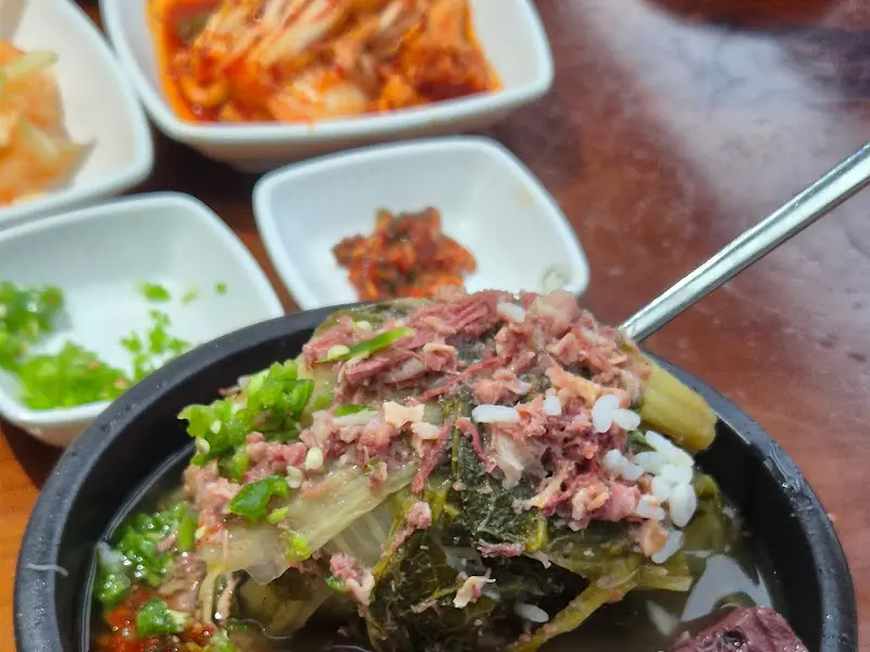 어머니대성집 해장국 근접샷