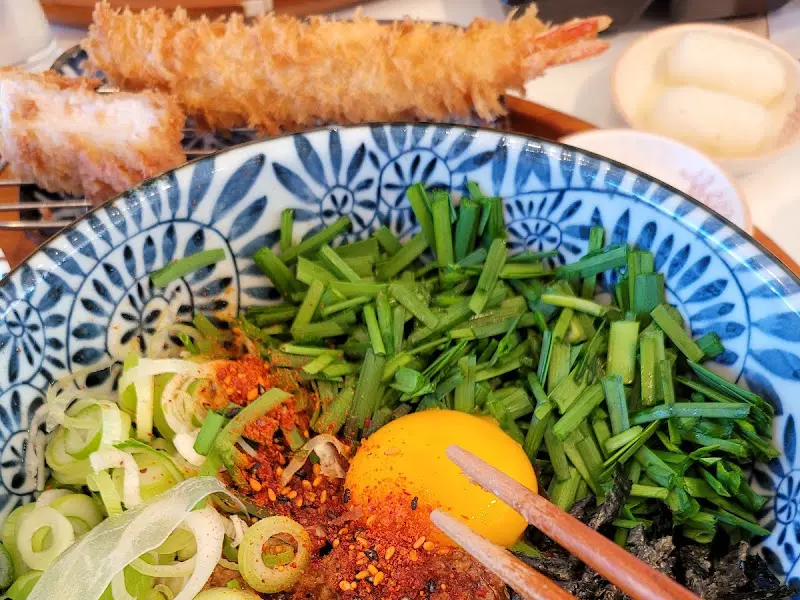 마제소바와 새우튀김