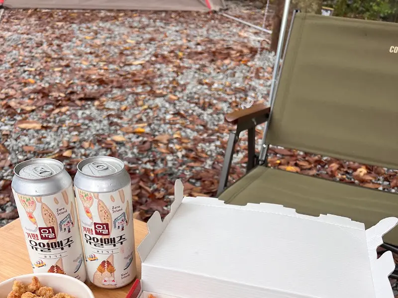 유일닭강정과 맥주