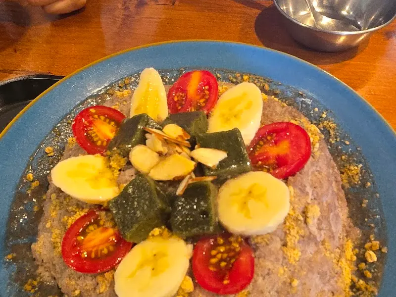 흑임자 빙수 토핑