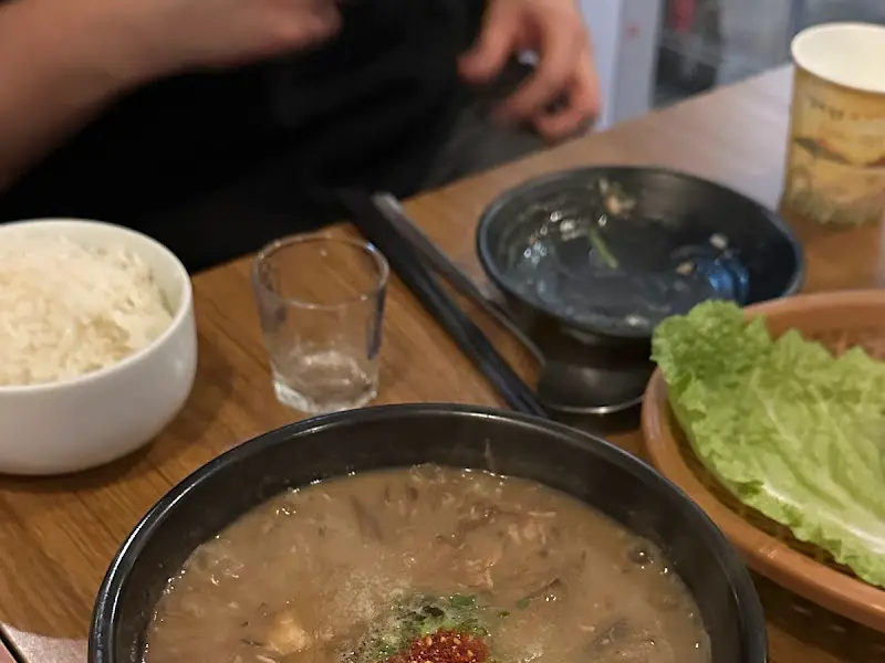 탐라식당 몸국과 밥