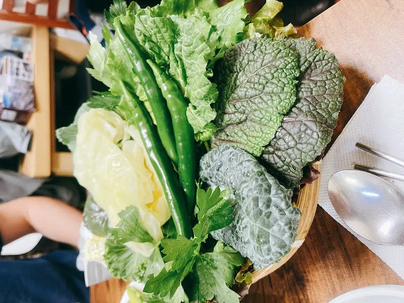 푸짐한 쌈 채소 한 상
