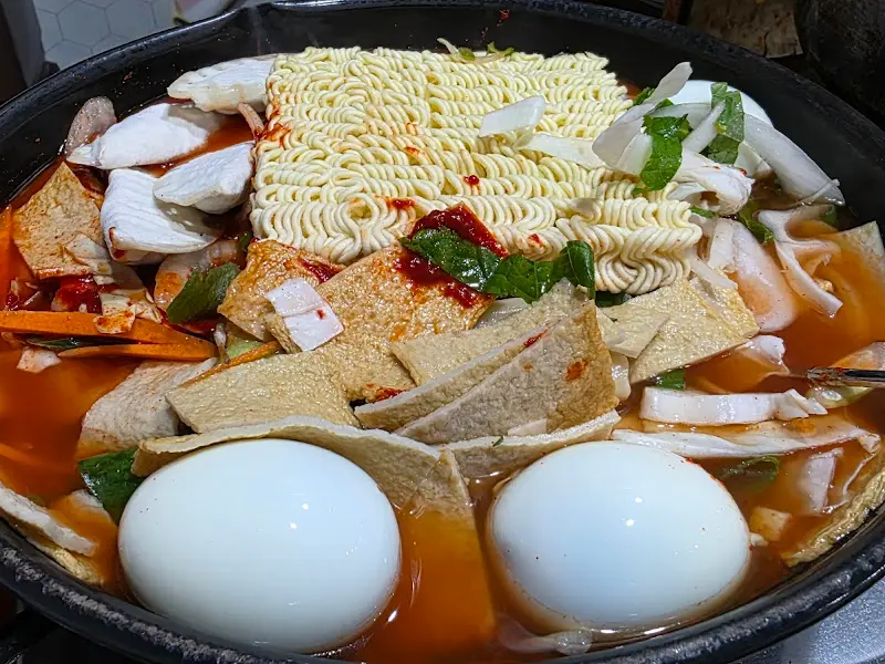 상아탑분식 떡볶이 재료