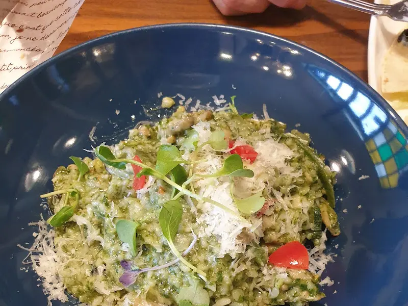 향긋한 바질 치킨 리조또