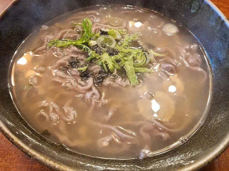 흑미 칼국수
