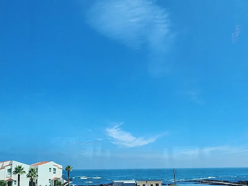 속솜 카페 2층에서 바라본 오션뷰