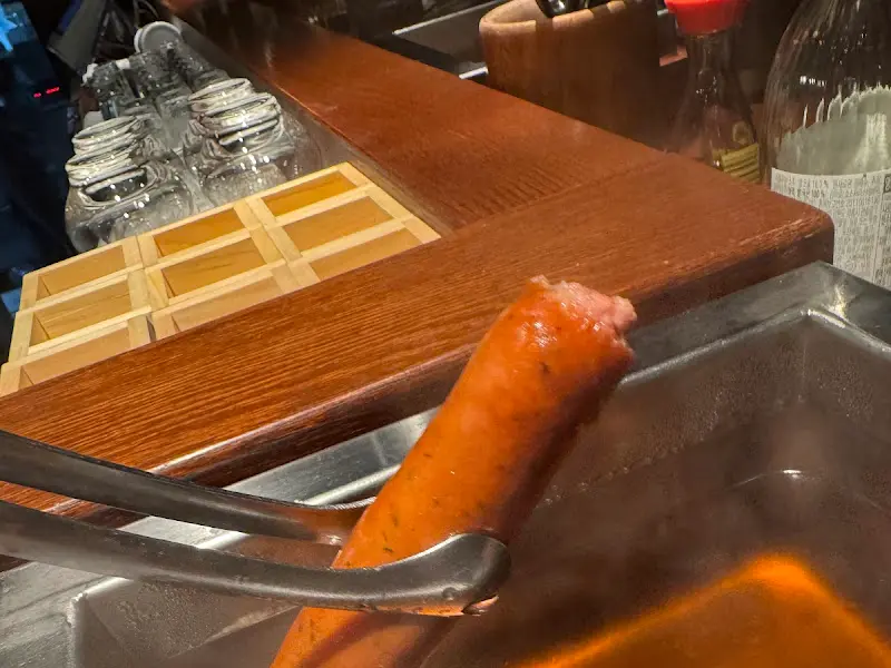 오뎅바에서 맛보는 소세지