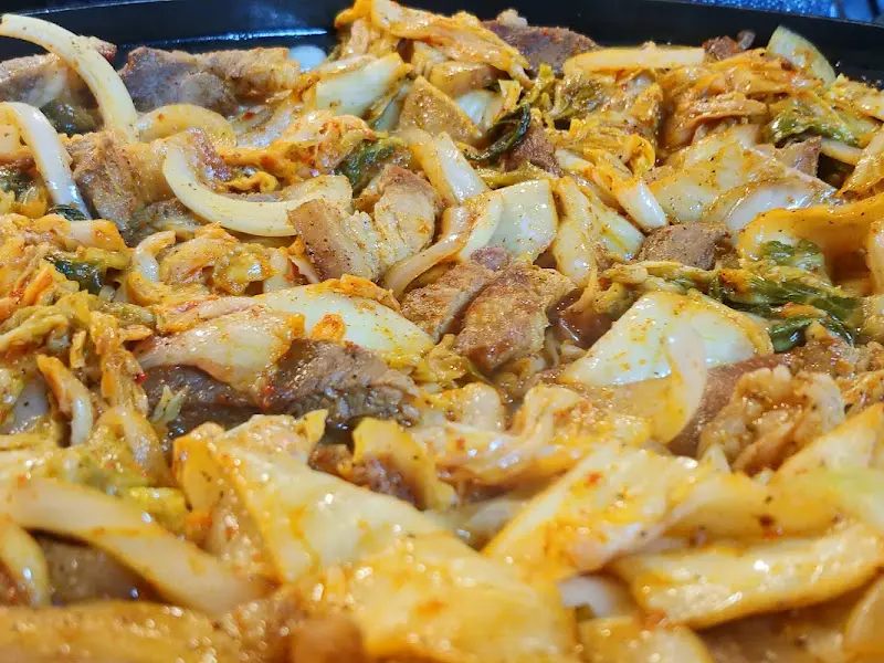 돼지김치구이 근접샷