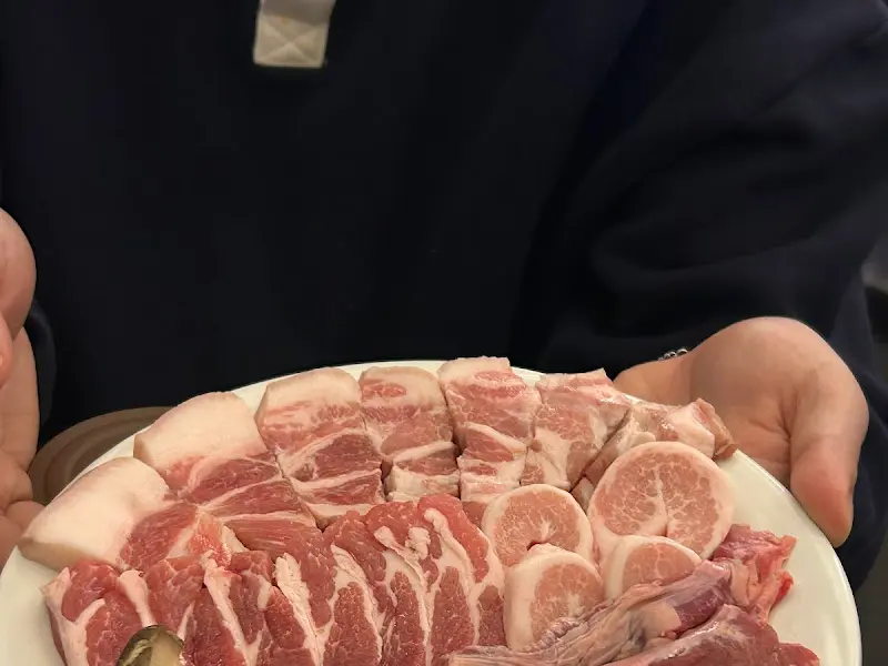 신선한 돼지고기