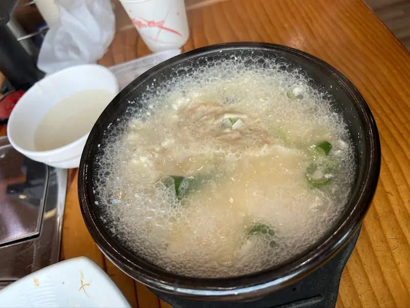 맑은 순두부의 모습