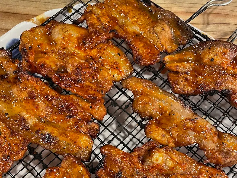 지글지글 익어가는 고추장 삼겹살