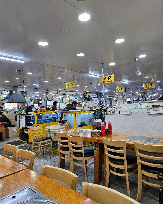 맘모스회센터 내부 전경