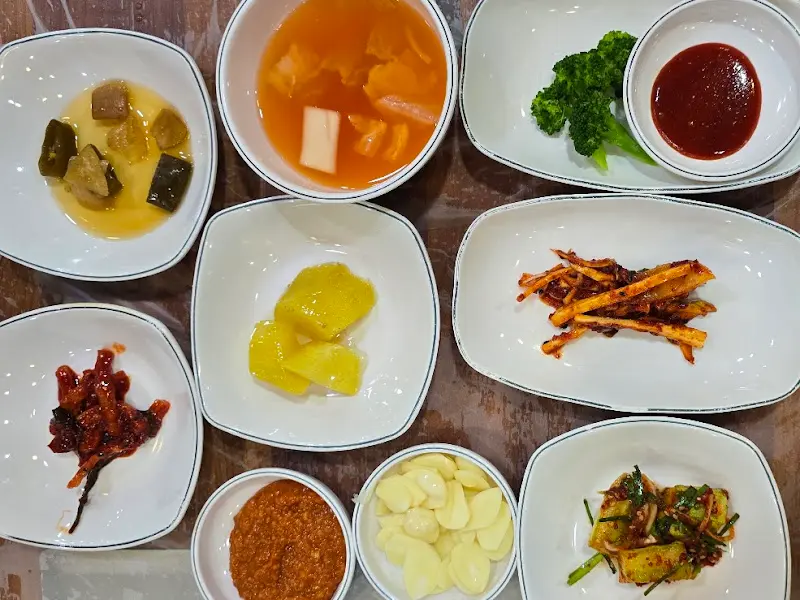 이화갈비 밑반찬