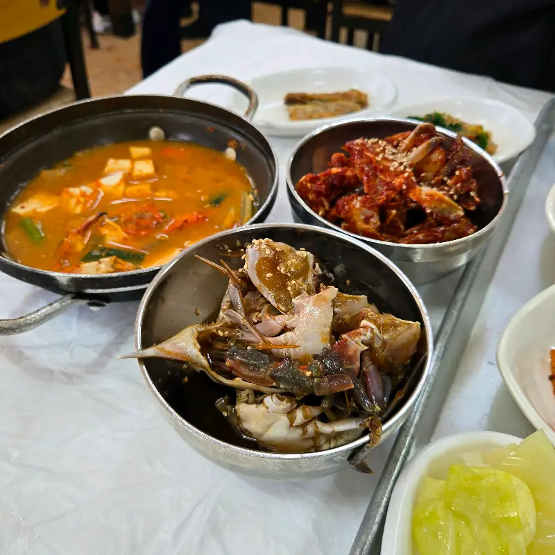 간장게장, 양념게장, 된장찌개