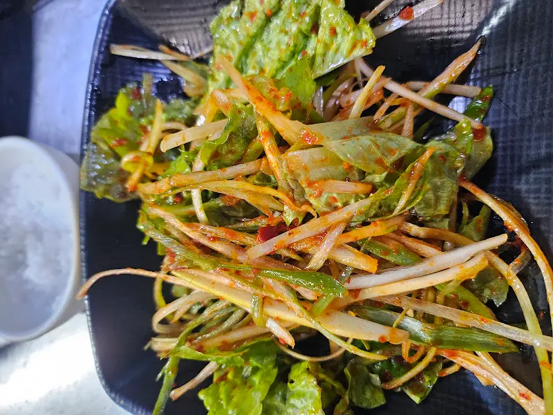 화랑갈비 상추겉절이