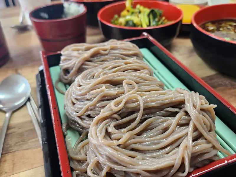 메밀 소바 한 상 차림