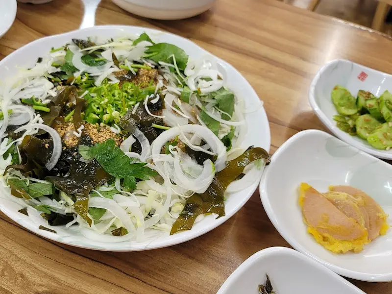 무침회와 밑반찬